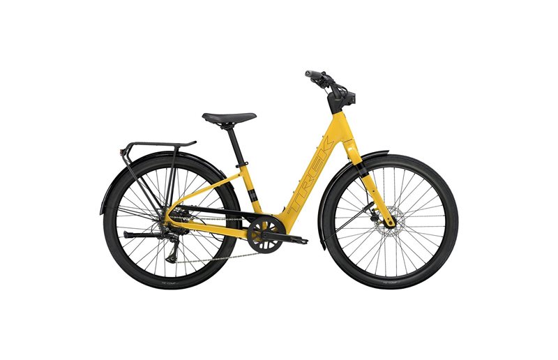 Trek Elcykel Hybrid Verve+ 1 Lowstep LT Baja Yellow