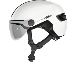 Cykelhjälm Abus Hud-Y ACE Shiny White