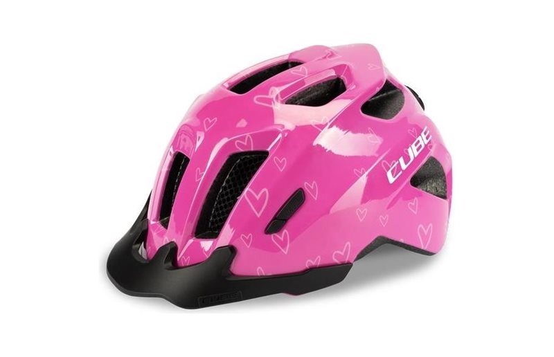 Cykelhjälm Cube JR Fink Pink