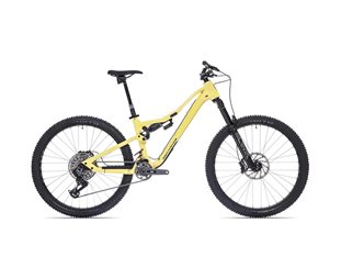 Täysjousto maastopyörä Rock Machine Whizz FS I 90 AXS 29 Sulfur Yellow