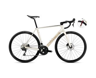 Orbea Maantiepyörä Orca M30 Ivory White/Burgundy/Vulcano