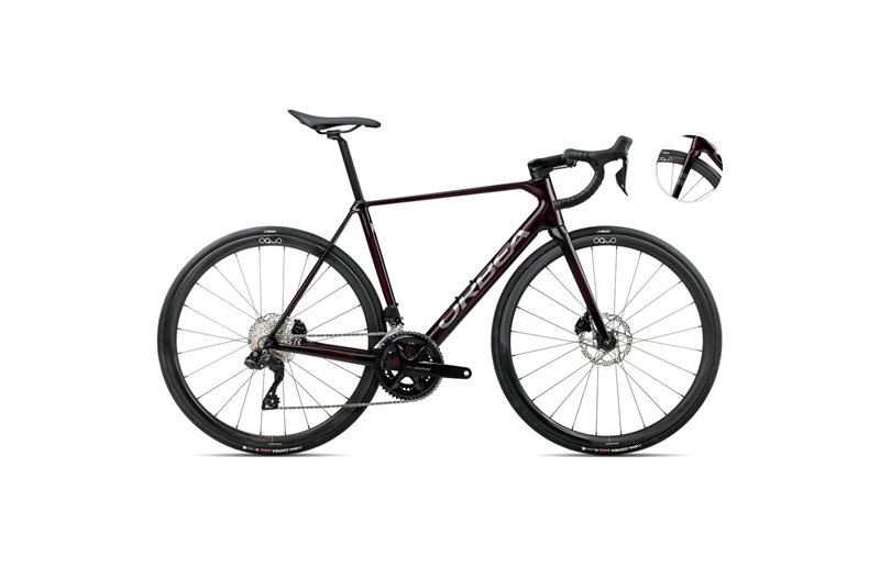Maantiepyörä Orbea Orca M35i Wine Red Carbon View/Titanium
