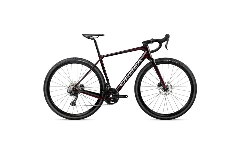Gravel pyörä Orbea Terra M30TEAM Wine Red Carbon View