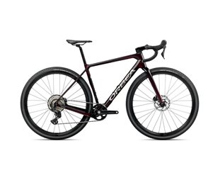 Gravel pyörä Orbea Terra M30TEAM 1x Wine Red Carbon View