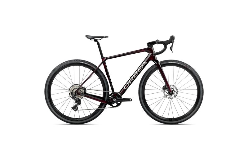 Gravel pyörä Orbea Terra M30TEAM 1x Wine Red Carbon View