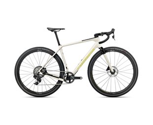 Gravel pyörä Orbea Terra M21eTEAM 1x Ivory White/Spicy Lime