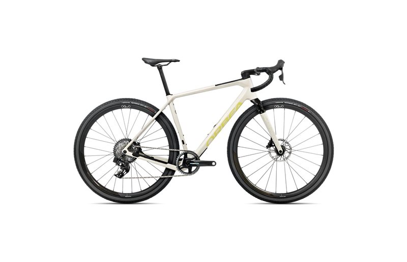 Gravel pyörä Orbea Terra M21eTEAM 1x Ivory White/Spicy Lime