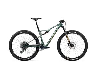 Täysjousto maastopyörä Orbea Oiz M21 Seaweed Carbon View/Spaceship Green