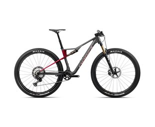 Täysjousto maastopyörä Orbea Oiz M-PRO Diamond Carbon View/Cherry Red
