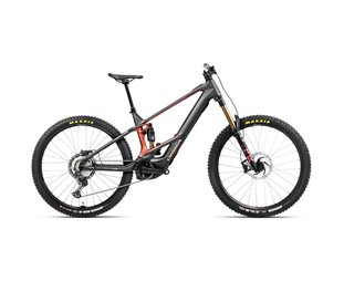 El MTB Orbea Wild M-Team Diamond Carbon View/Mars Red