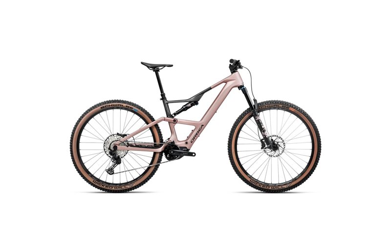 Sähkömaastopyörä Orbea Rise SL M20 630W Desert Rose/Carbon Raw