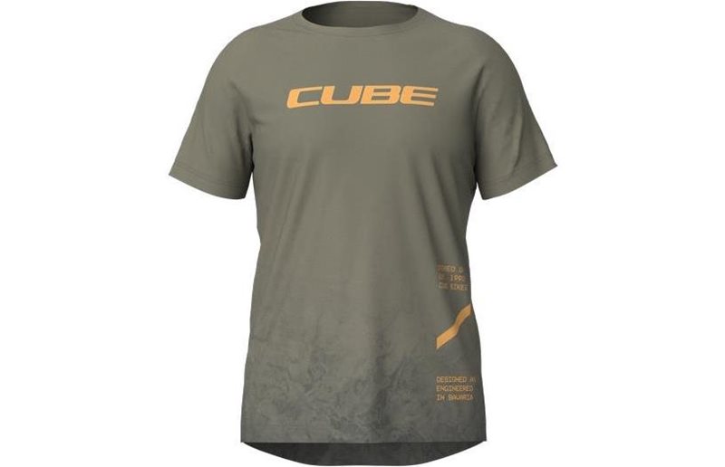 Cube Pyöräilypaita TM S/S Olive