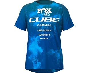 Pyöräilypaita Cube Rookie X Actionteam S/S Blue/Green