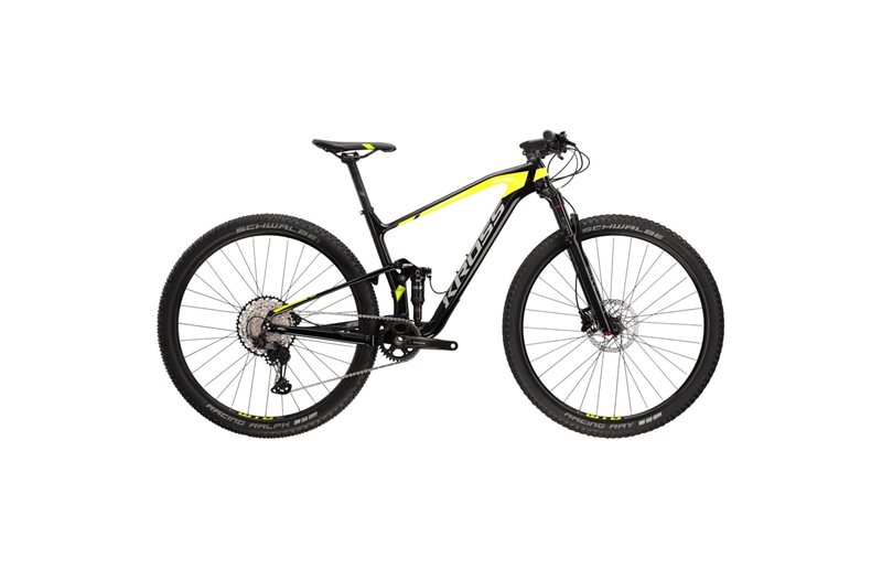 Heldämpad MTB Kross Earth 3.0 Black/Lime 29