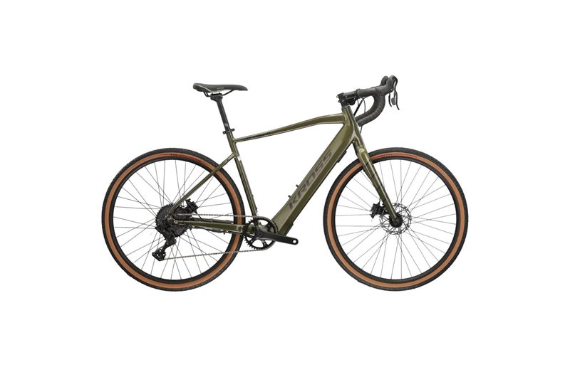 Elcykel Gravel Kross Esker Hybrid 2.0 Khaki/Black