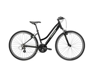 Naisten hybridipyörä Kross Evado 2.0 Lady Black/Mint 28