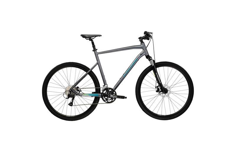Hybridipyörä Kross Evado 3.0 Grey/Aquamarine