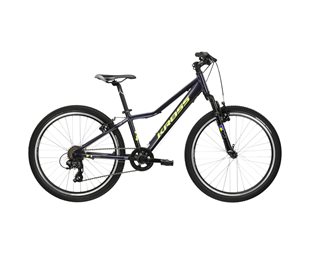 Børnecykel Kross Hexagon Jr 1.0 Navy Blue/Yellow 24