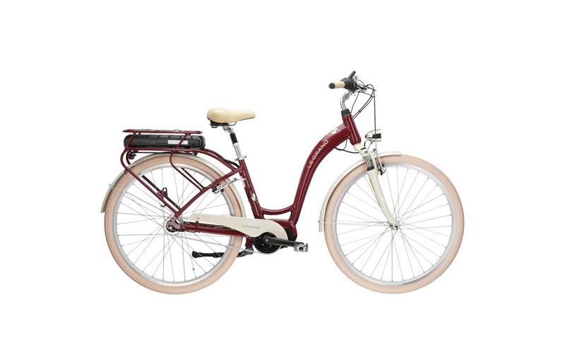 Elcykel Dam Kross Le Grand eLille 3 Cherry/White