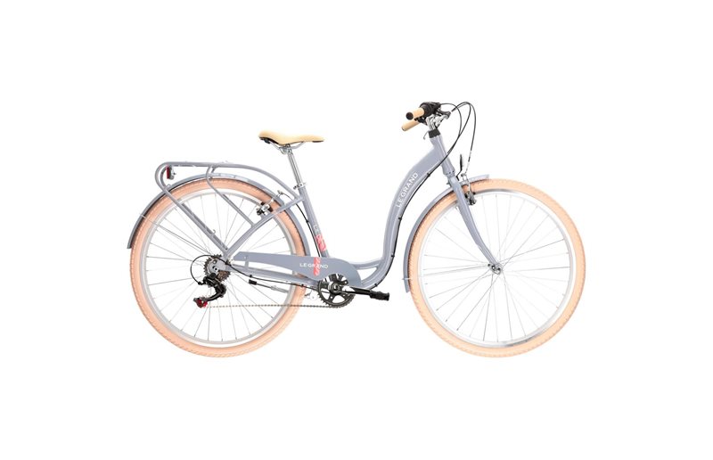 Naisten polkupyörä Kross Le Grand Lille 2 Grey/Pink 28