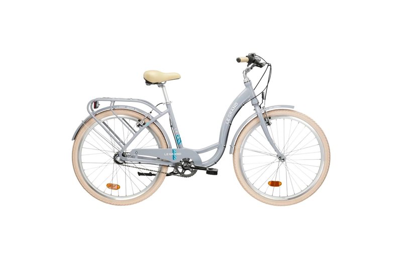 Naisten polkupyörä Kross Le Grand Lille 3 Grey/Celadon 26