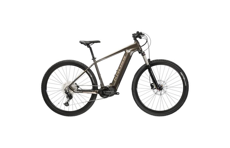 El MTB Kross Level Boost 2.0 Brown/Yellow 29