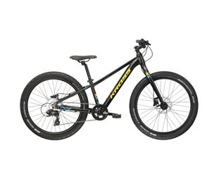 Barncykel Kross Level Jr 2.0 Disc Black/Yellow 24