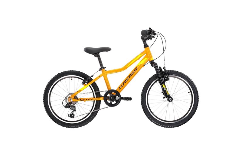 Lasten polkupyörä Kross Level Mini 2.0 Yellow/Black 20
