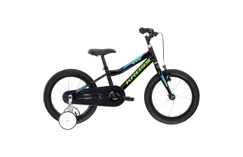 Lasten polkupyörä Kross Racer 3.0 Black/Green 16