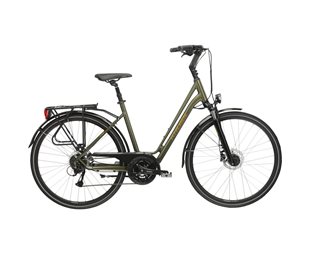 Kaupunkipyörä Kross Sentio 4.0 Green/Brown