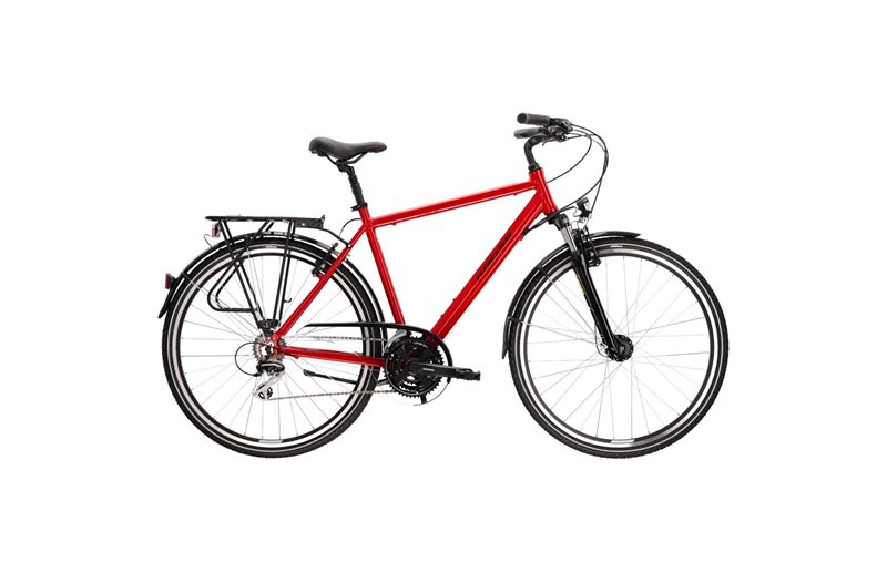 Kaupunkipyörä Kross Trans 3.0 Red/Black