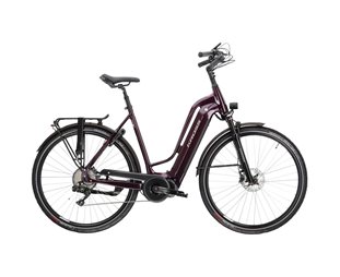Naisten sähköpyörä Kross Trans Prestige Uni Violet/Grey
