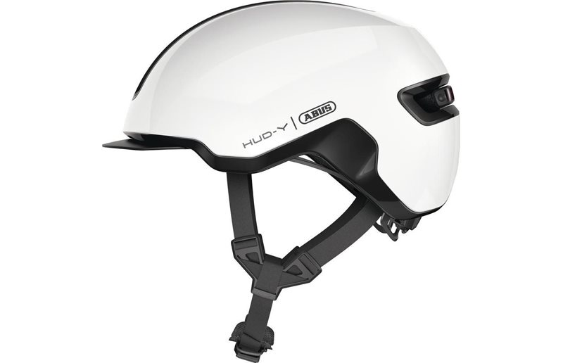 Pyöräilykypärä ABUS Hud-Y Shiny White