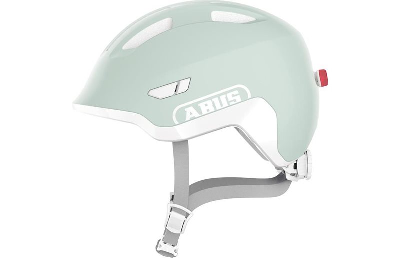 Cykelhjälm Barn Abus Smiley 3.0 ACE LED Pure Mint