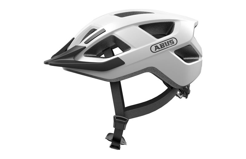 Pyöräilykypärä ABUS Aduro 3.0 LED Polar White