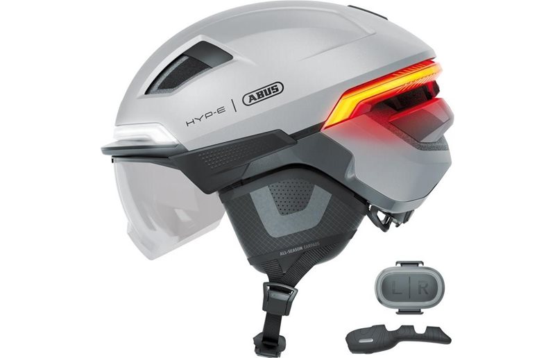 Pyöräilykypärä ABUS Hyp-E BL.ACE Gleam Silver