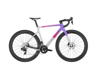 Gravel pyörä Scott Addict Gravel 20 Narwal Grey/Fade Purple
