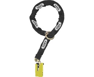 Levyjarrulukko+Lukkoketju ABUS GRANIT Detecto XPlus 8077 2.0 yellow + 12KS120 black loop