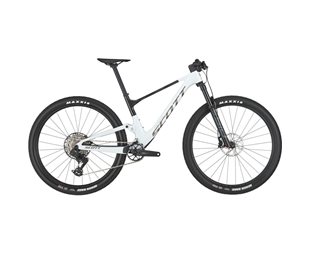 Täysjousto maastopyörä Scott Spark RC Team Cumulus White/Carbon Black