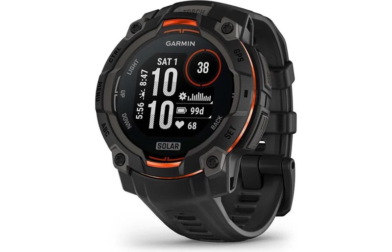 Garmin Träningsklocka Instinct 3 Solar 45mm Black