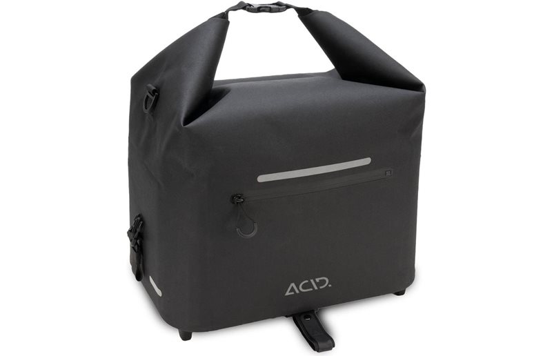 Cube ACID Polkupyörän laukku Front Carrier Bag Pro 40L Hic RILink Musta