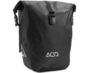 Bagasjebrettveske Cube ACID Sykkelvesker Pannier Bag Pure 15L Smlink Black