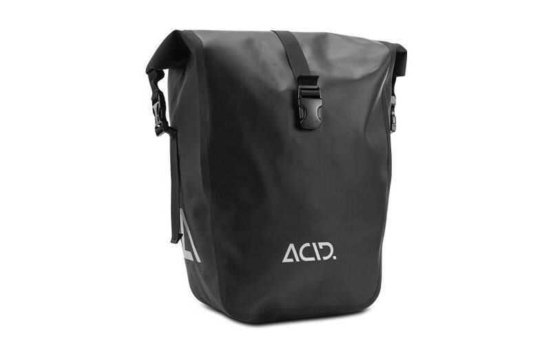 Cube ACID Polkupyörän laukku Pannier Bag Pure 15L Smlink Musta