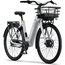 Elcykel Ecoride Ambassador 4 Hub Fotbroms Vit