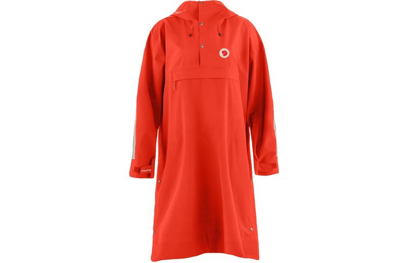 Sadeviitta Fjällräven Hoja Rain Fox Poncho Flame Orange