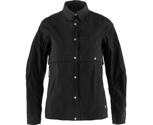 Pyöräilytakki Fjällräven Hoja Rider's Wind Jacket W Black