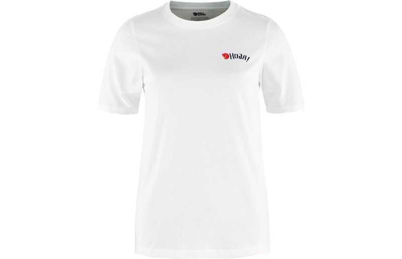 Pyöräilypaita Fjällräven Hoja T-shirt W White
