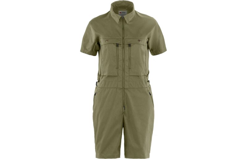 Pyöräilyasu Fjällräven Hoja Field Suit W Green