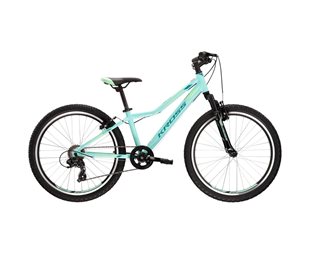 Kross Barncykel Lea Jr 1.0 24" Aquamarine/Green/Mint