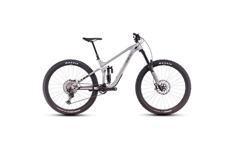 Heldämpad MTB Cube Stereo ONE77 Race 29 Rawmetal/Black